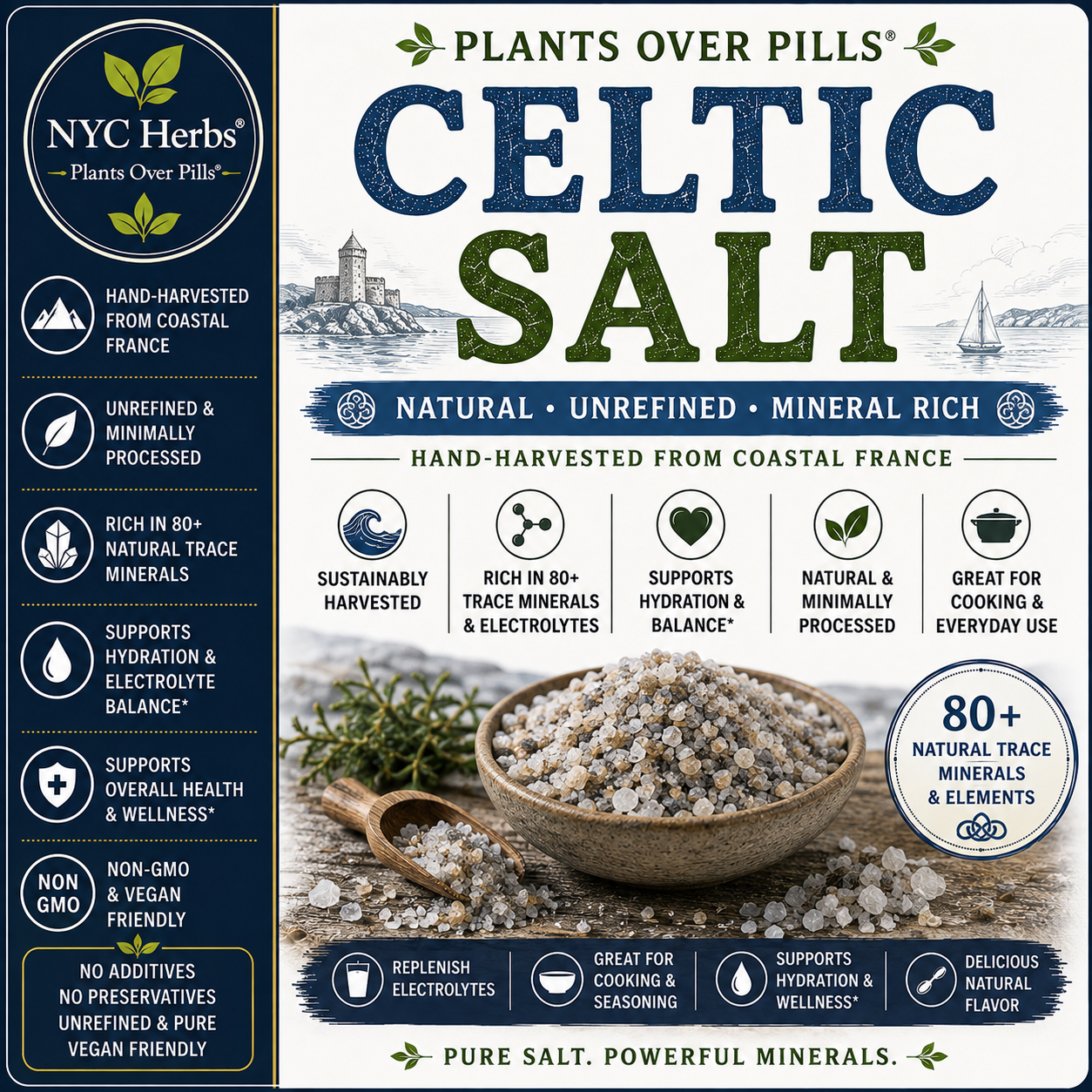 Celtic Sea Salt | Mineral-Rich Unrefined Salt from Guarande