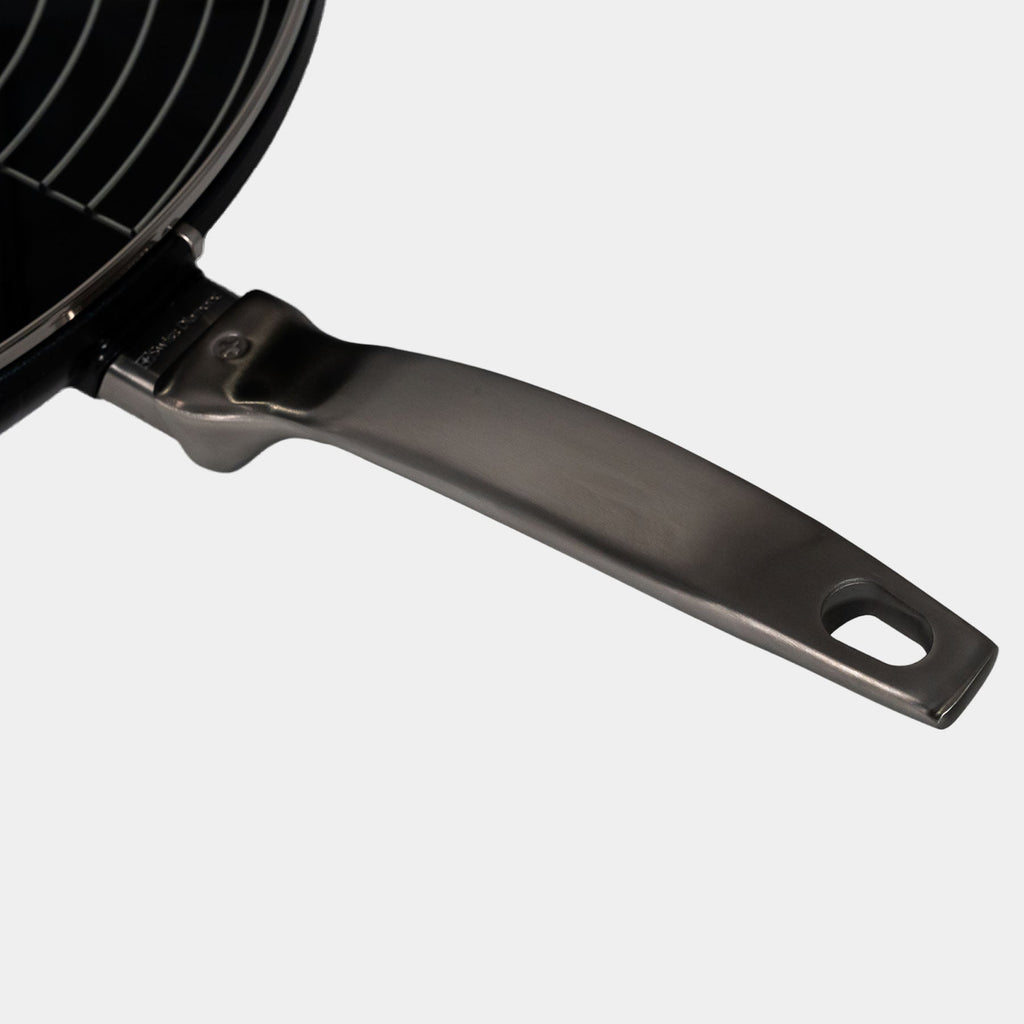 CHD Nonstick 12.5" Wok with Glass Lid | Made in Switzerland