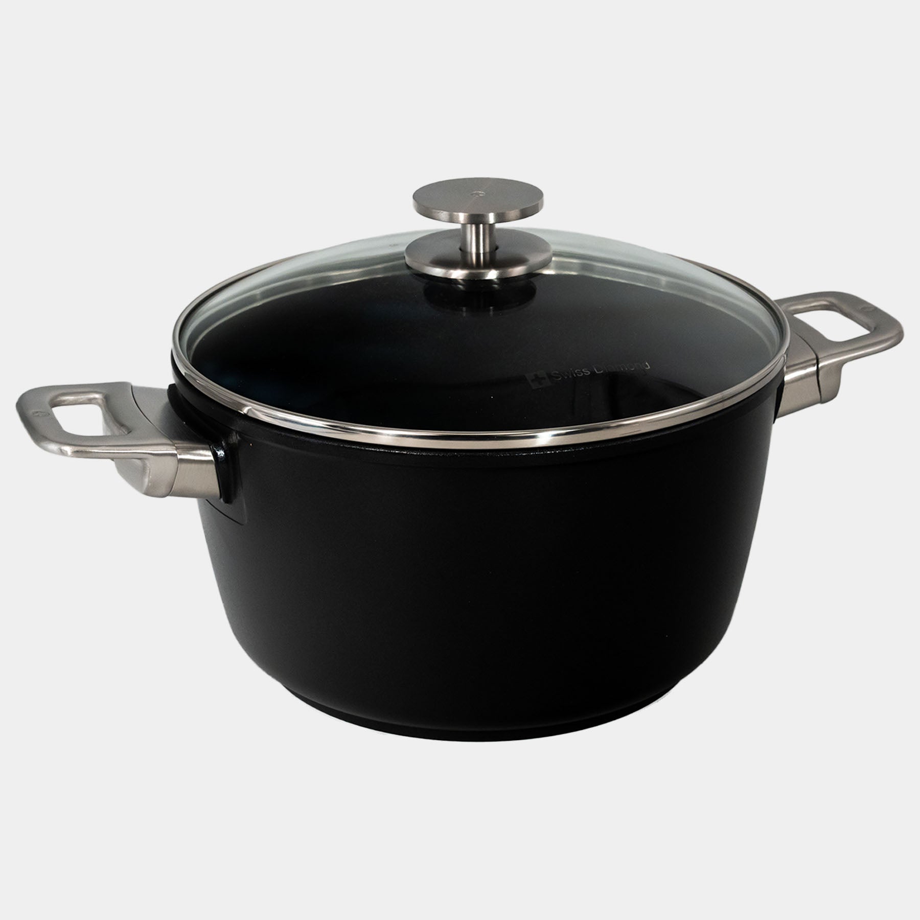 CHD Nonstick Stock Pot with Glass Lid | Made in Switzerland
