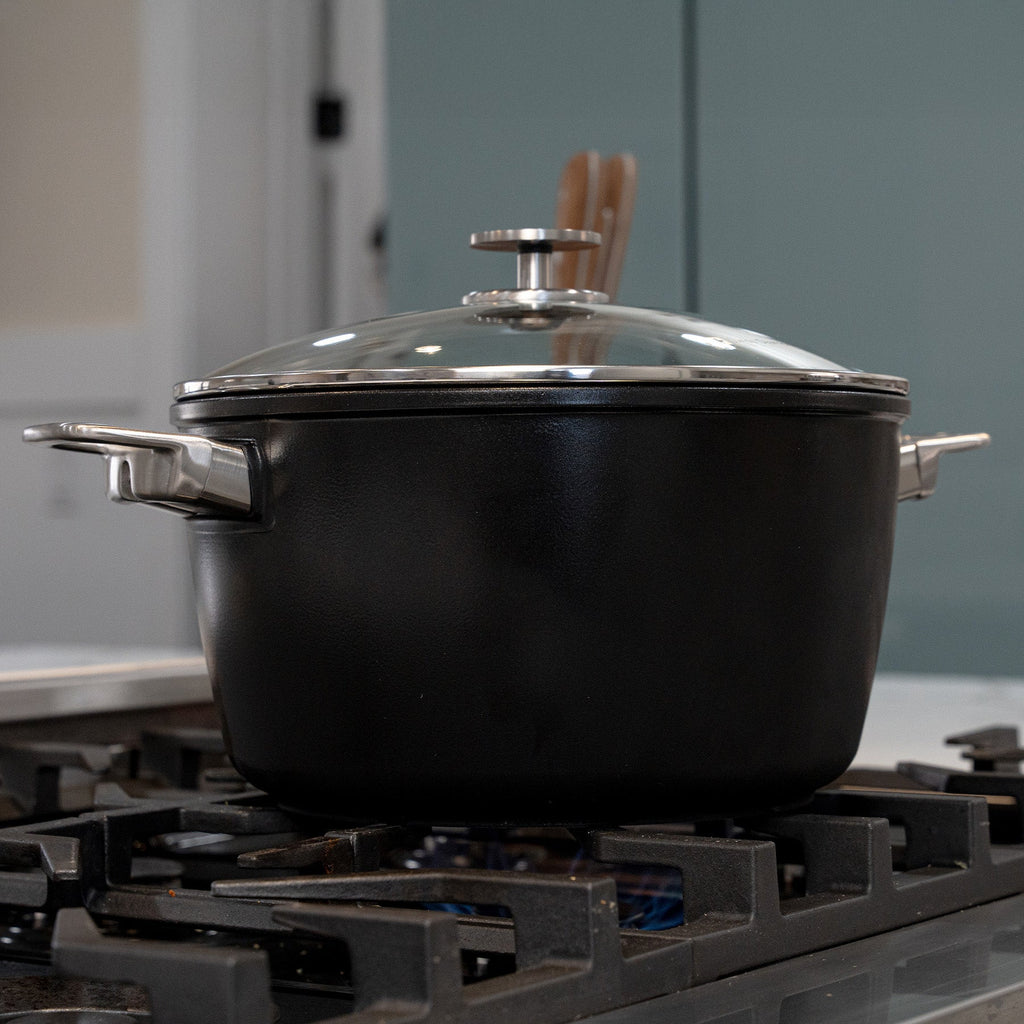 CHD Nonstick Stock Pot with Glass Lid | Made in Switzerland