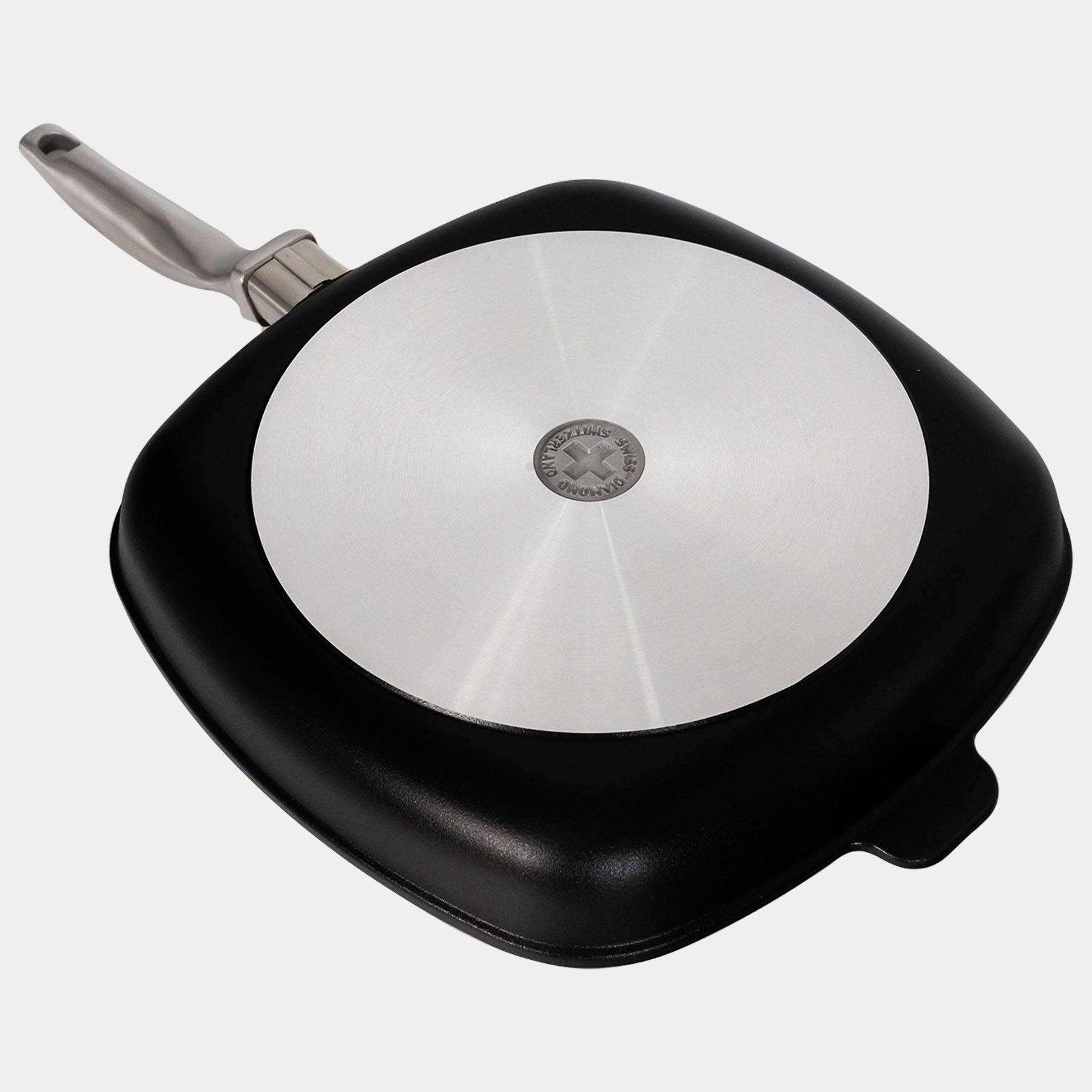 CHD Nonstick 11" x 11" Square Grill Pan | Made in Switzerland