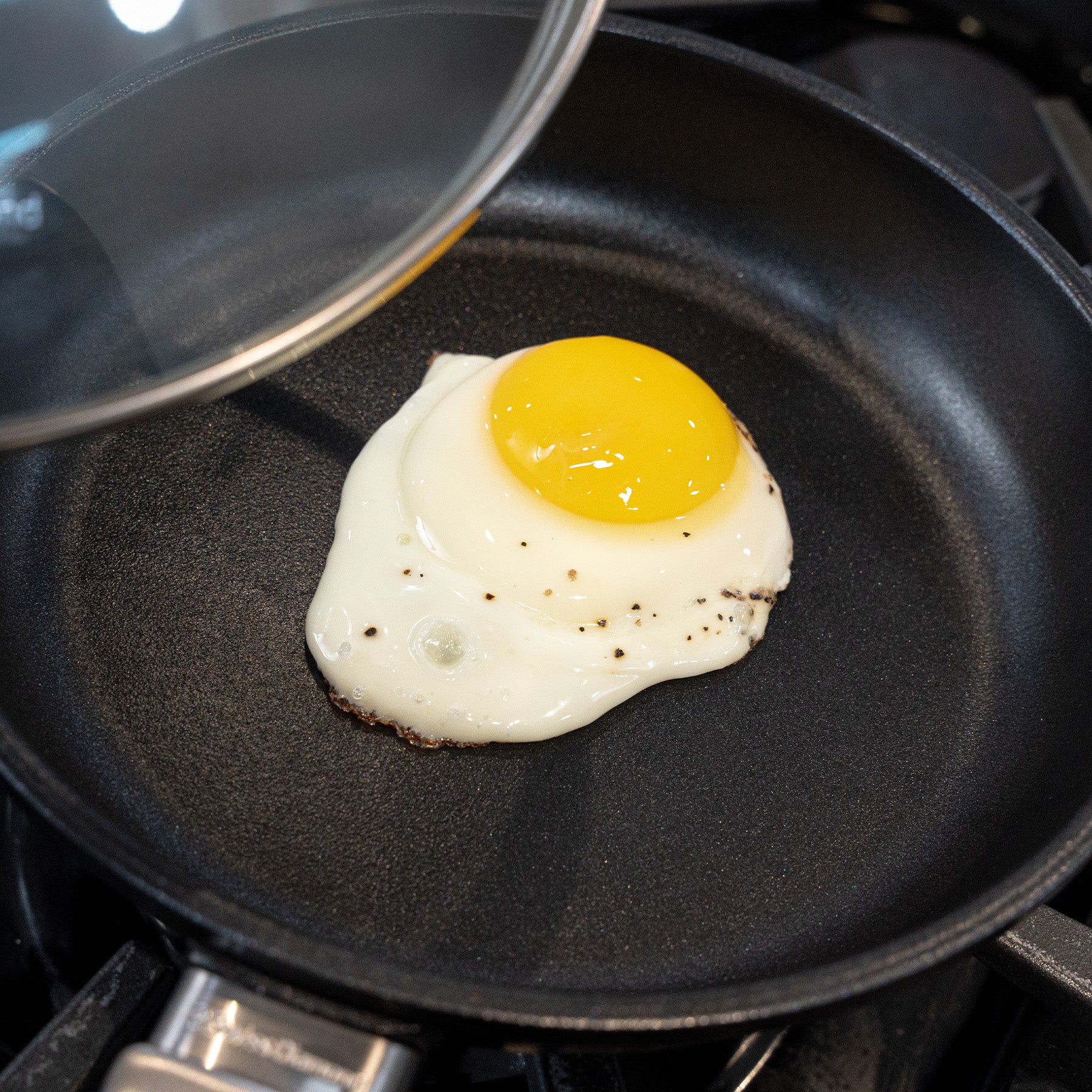 CHD Nonstick Fry Pan with Glass Lid | Made in Switzerland