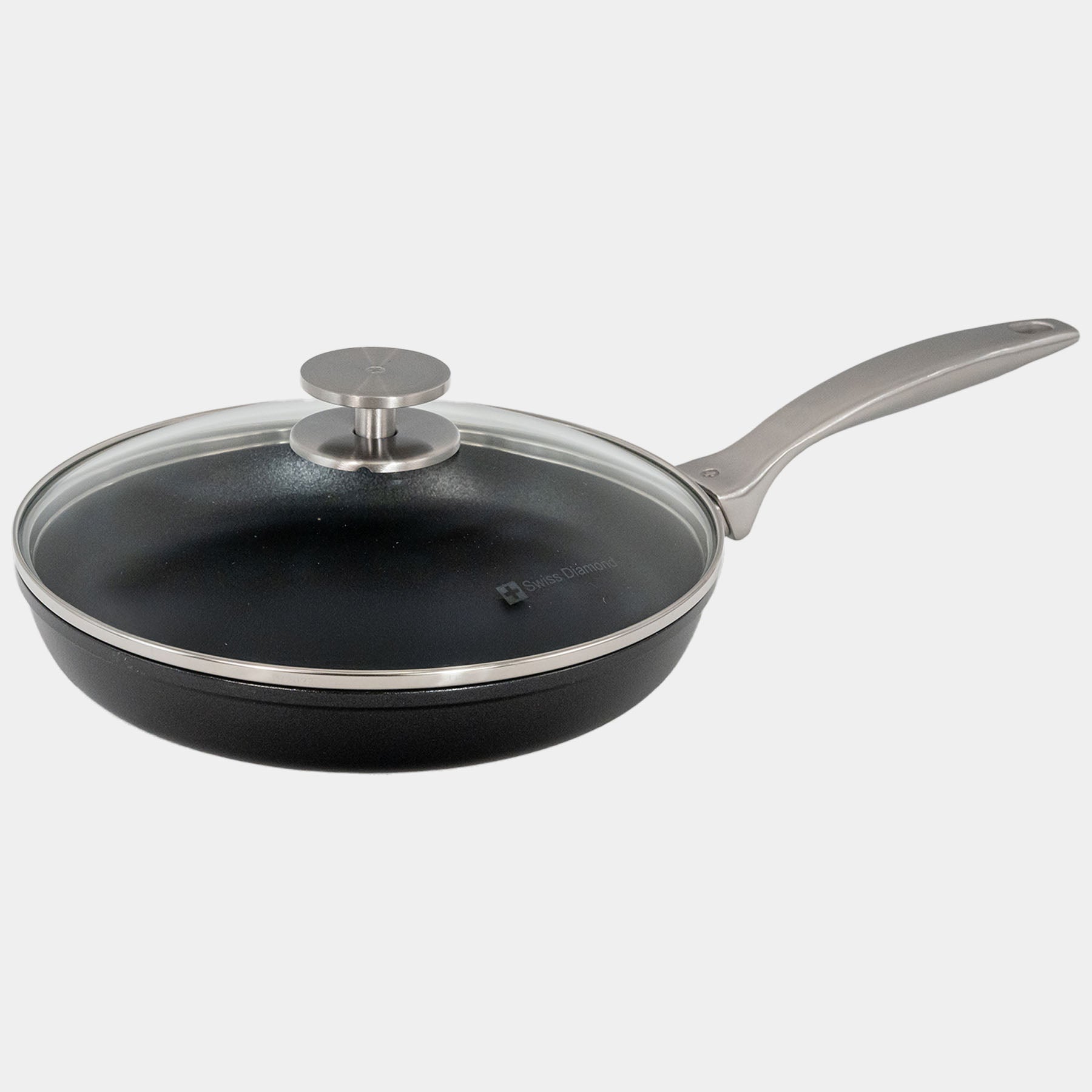 CHD Nonstick Fry Pan with Glass Lid | Made in Switzerland