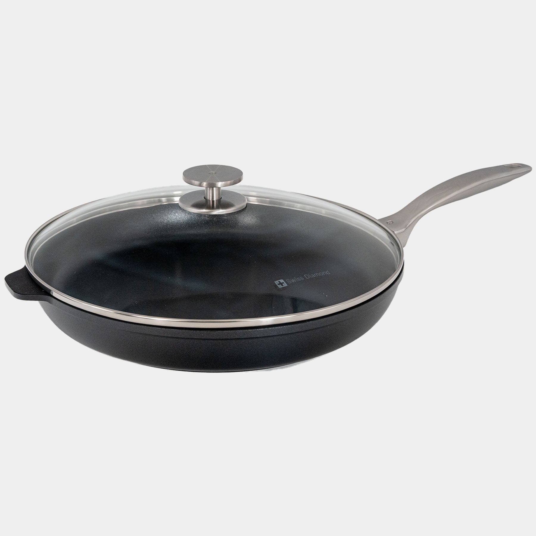 CHD Nonstick Fry Pan with Glass Lid | Made in Switzerland
