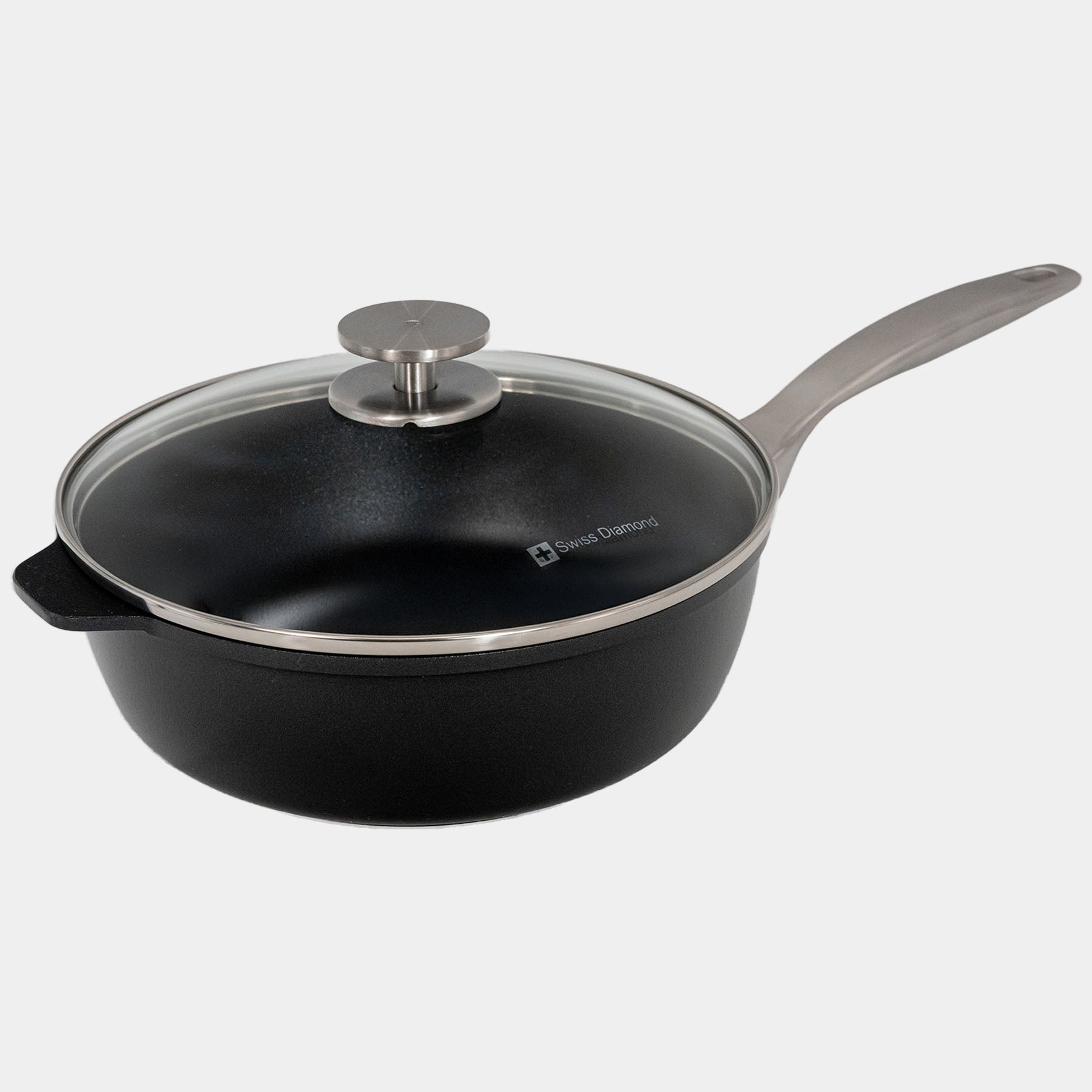 CHD Nonstick Saute Pan with Glass Lid | Made in Switzerland