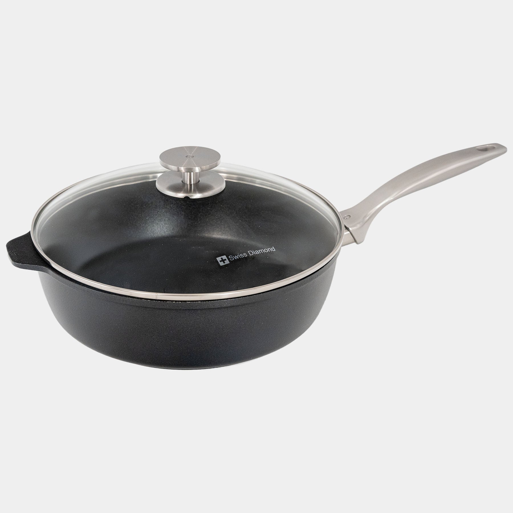 CHD Nonstick Saute Pan with Glass Lid | Made in Switzerland