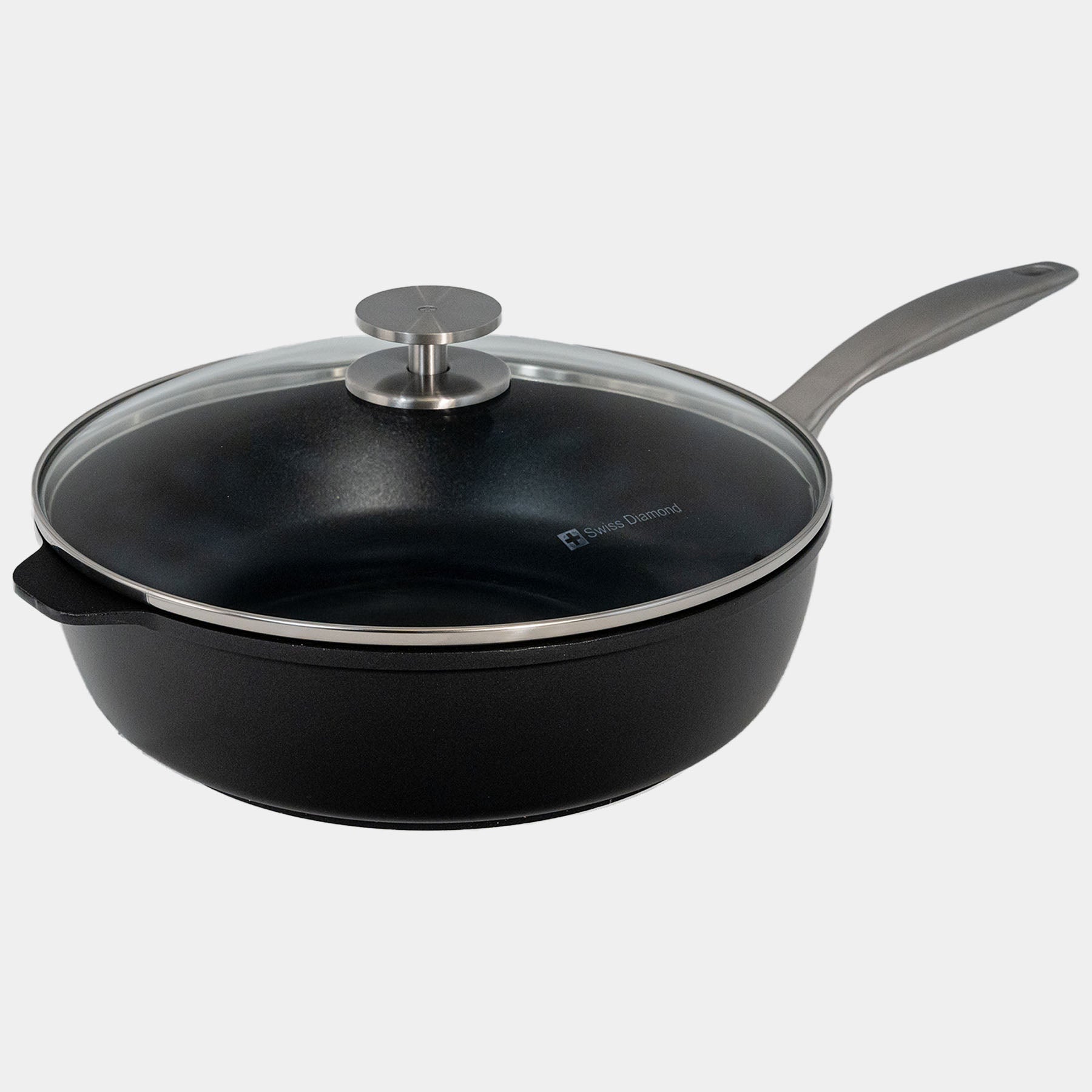 CHD Nonstick Saute Pan with Glass Lid | Made in Switzerland
