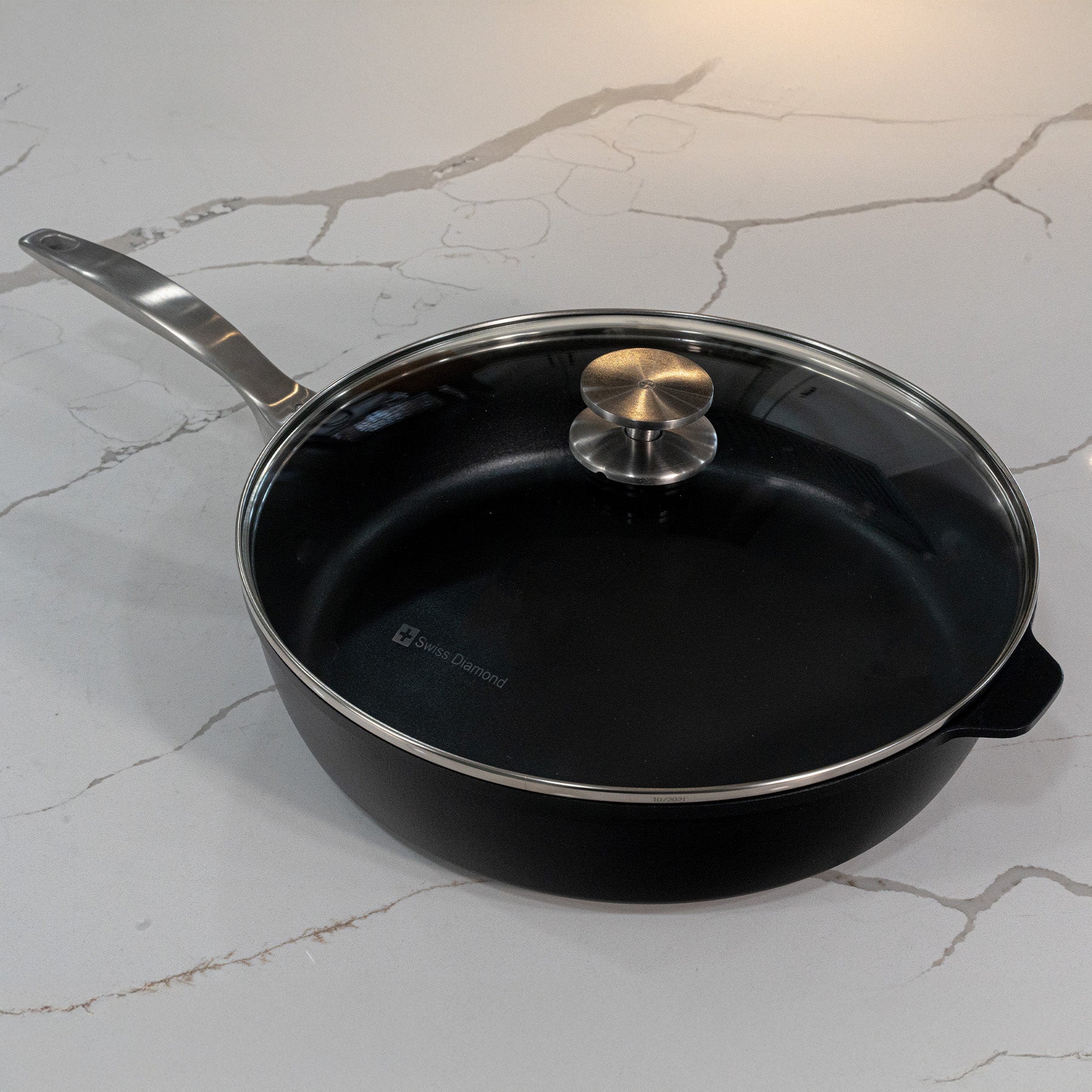 CHD Nonstick Saute Pan with Glass Lid | Made in Switzerland