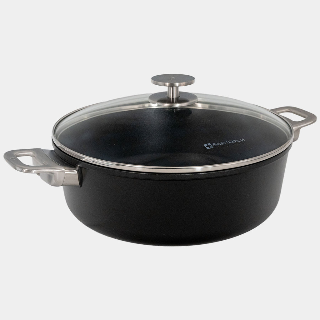 CHD Nonstick Braiser with Glass Lid | Made in Switzerland