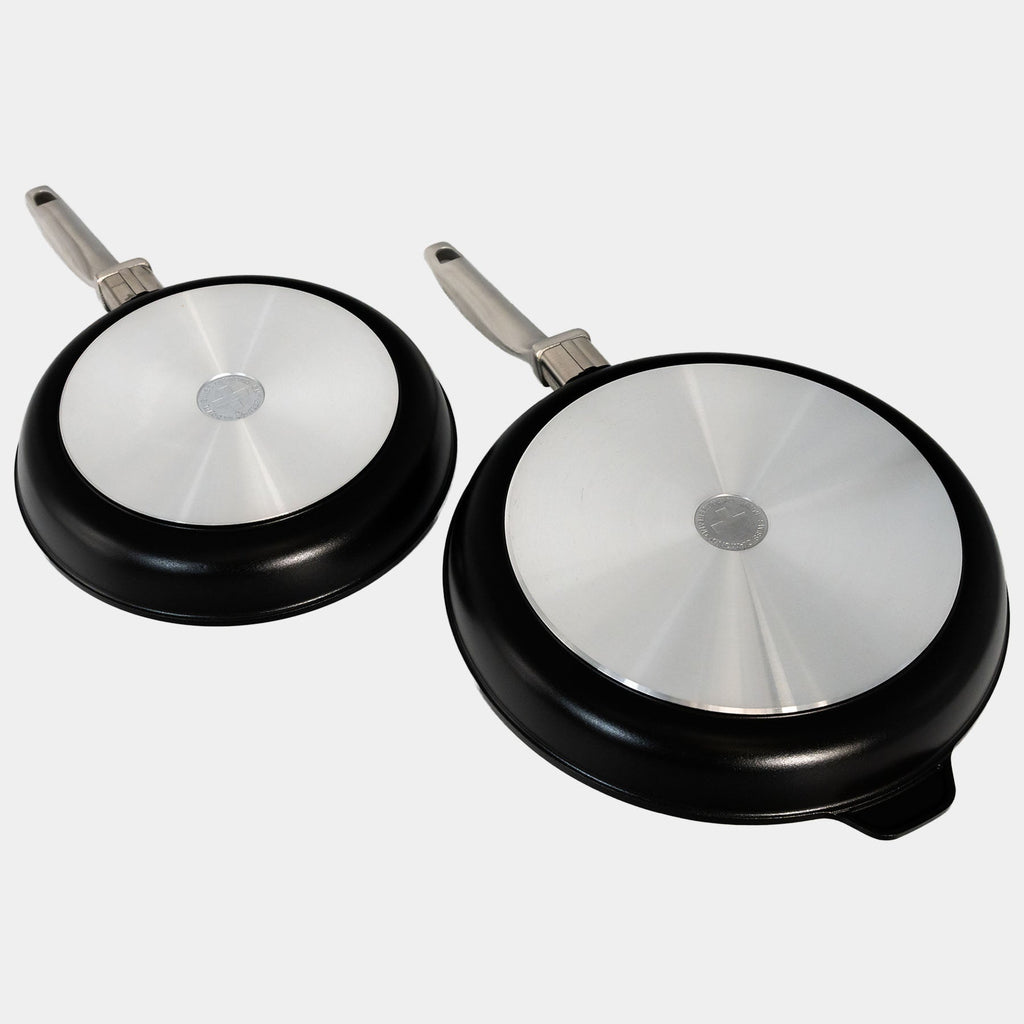CHD Nonstick 9.5" & 11" 2-Piece Set - Fry Pan Duo | Made in Switzerland