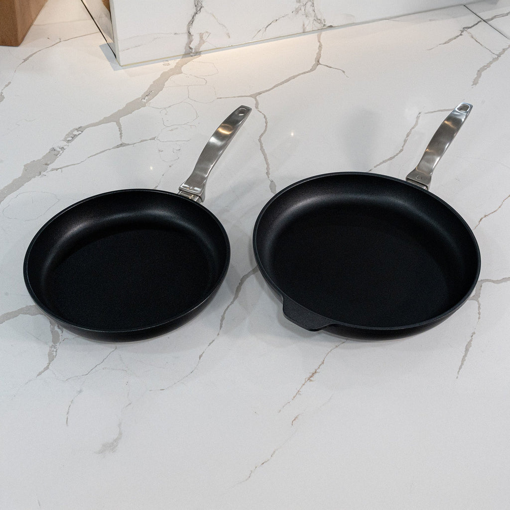 CHD Nonstick 9.5" & 11" 2-Piece Set - Fry Pan Duo | Made in Switzerland
