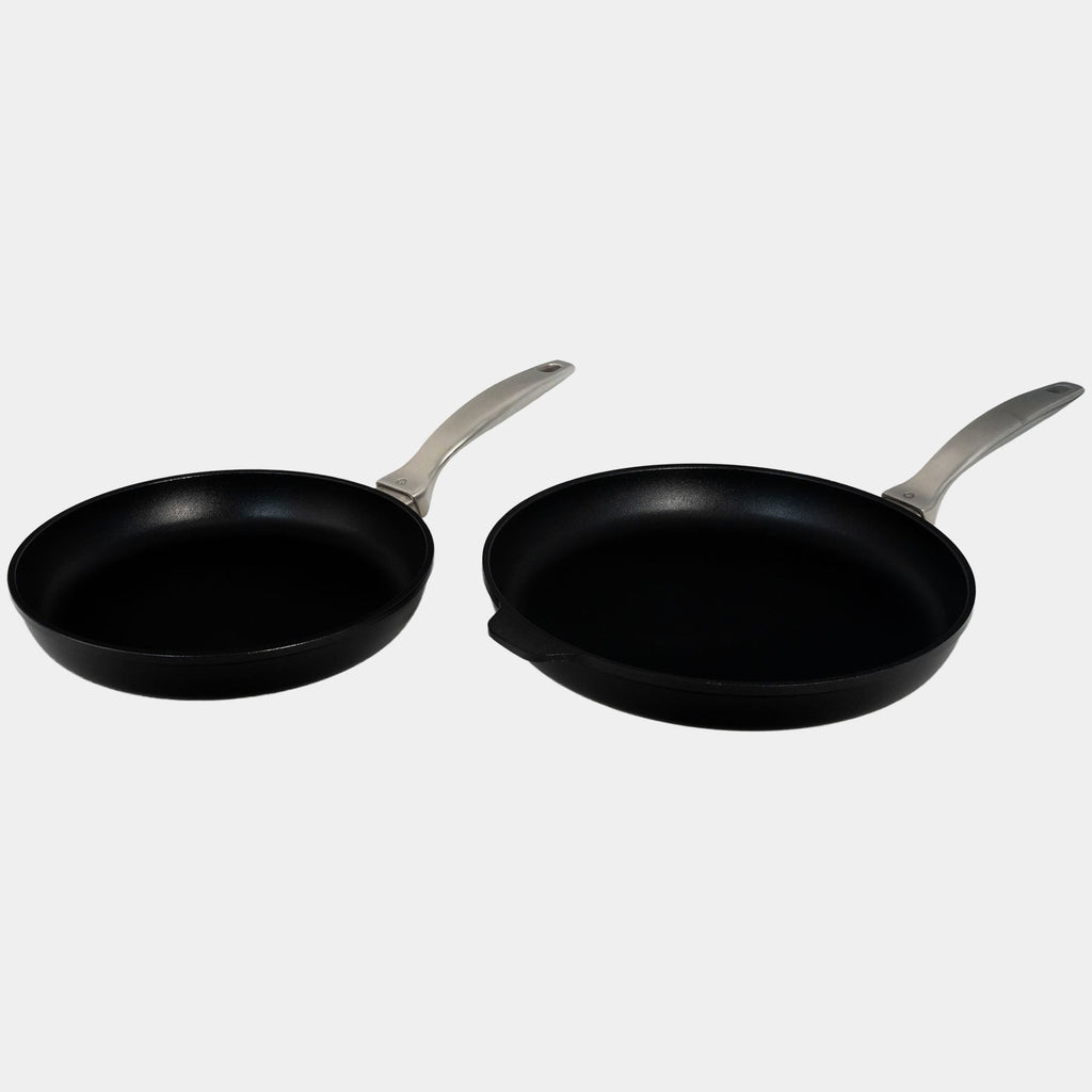 CHD Nonstick 9.5" & 11" 2-Piece Set - Fry Pan Duo | Made in Switzerland