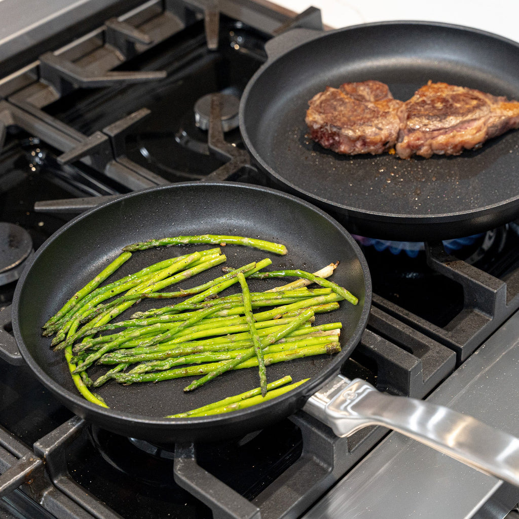 CXD DOU Ceramic Nonstick 2-Piece Fry Pan Set (9.5" & 11") | Made in Switzerland