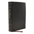 Nkjv, MacArthur Study Bible, Black Genuine Leather, Thumb-Indexed, Comfort Print: Unleashing God's Truth One Verse at a Time (Holy Bible, New King Jam
