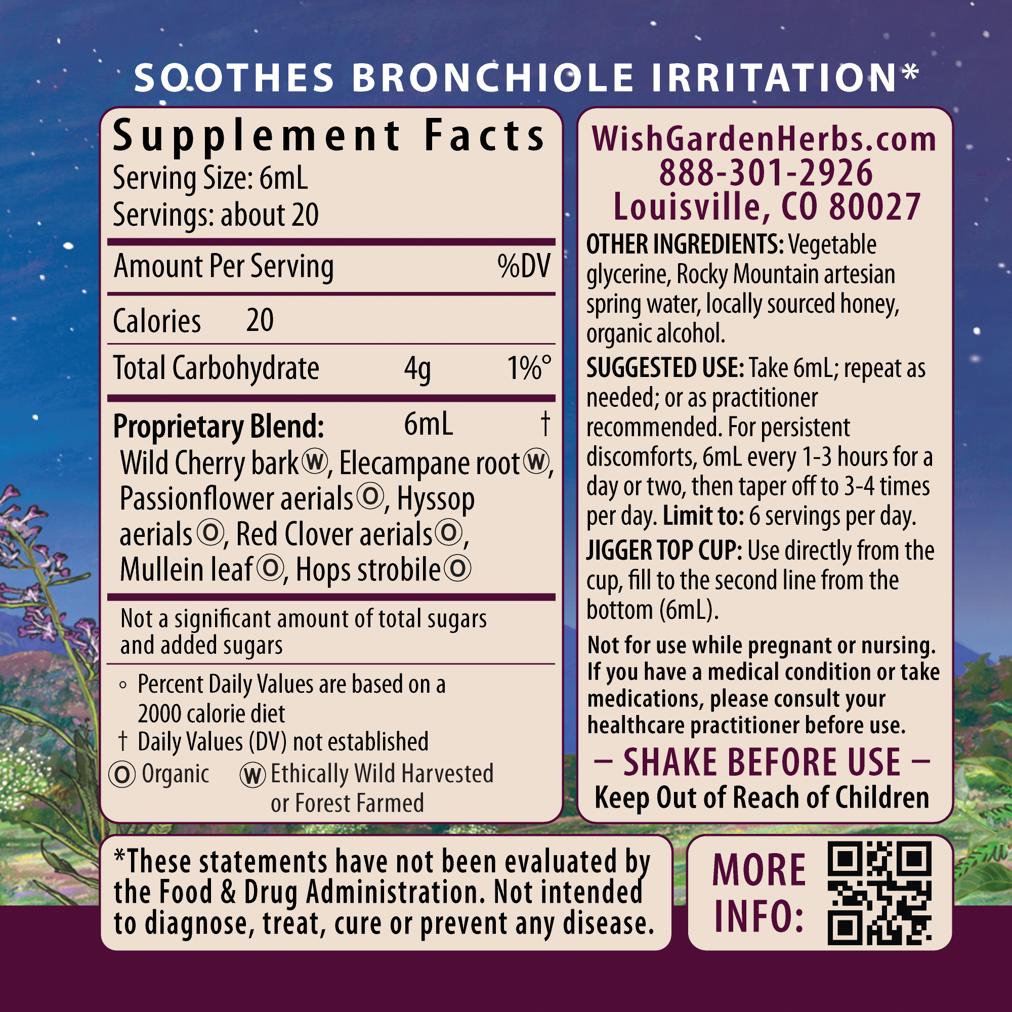 Serious PM Cough, Soothing Syrup