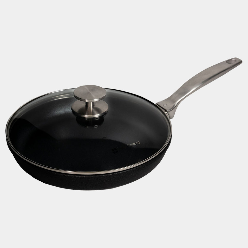 CXD Dual Ceramic Layer, Diamond Reinforced Nonstick Fry Pan | Made in Switzerland