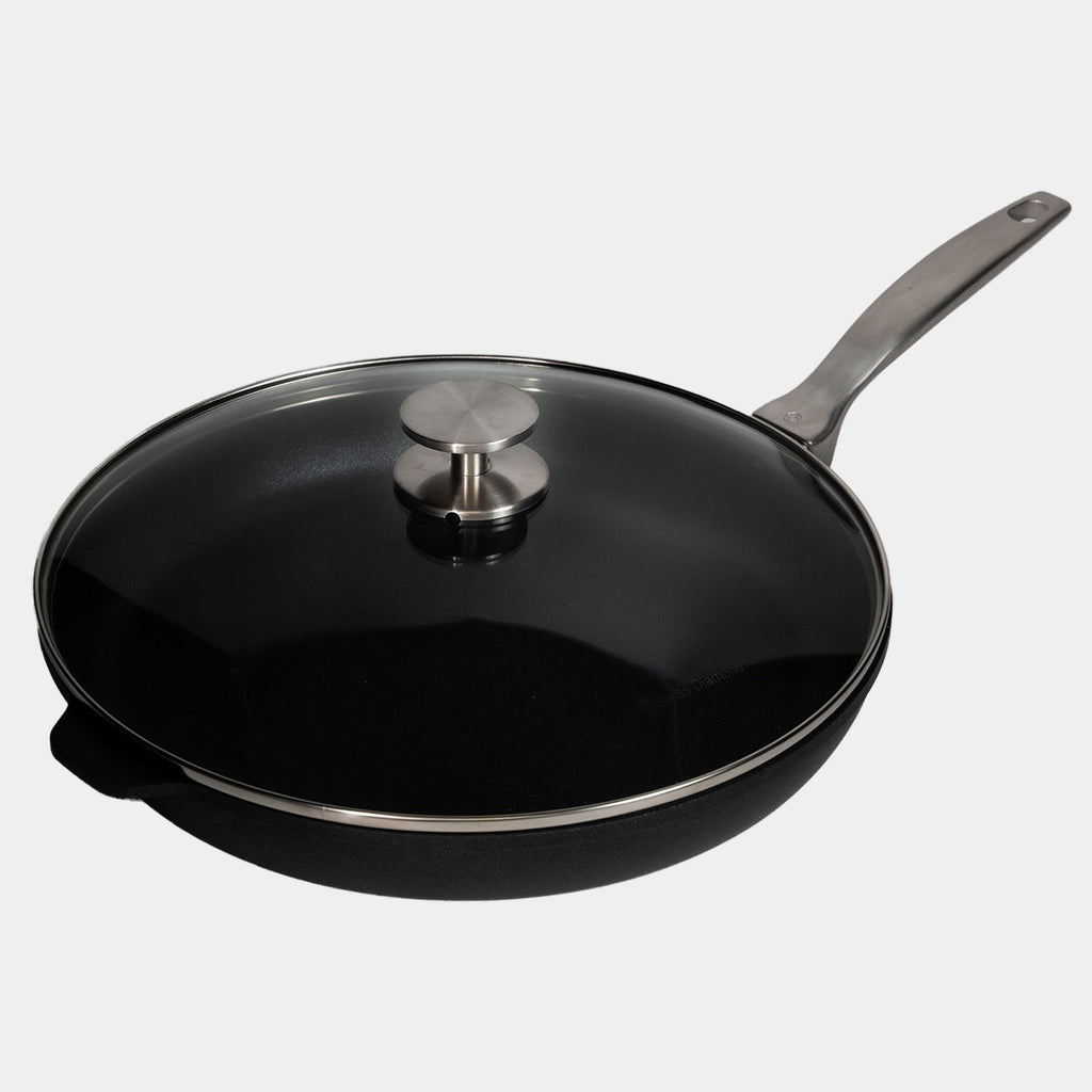 CXD Dual Ceramic Layer, Diamond Reinforced Nonstick Fry Pan | Made in Switzerland