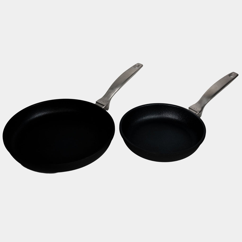 CXD DOU Ceramic Nonstick 2-Piece Small Fry Pan Set (8" & 10.25") | Made in Switzerland