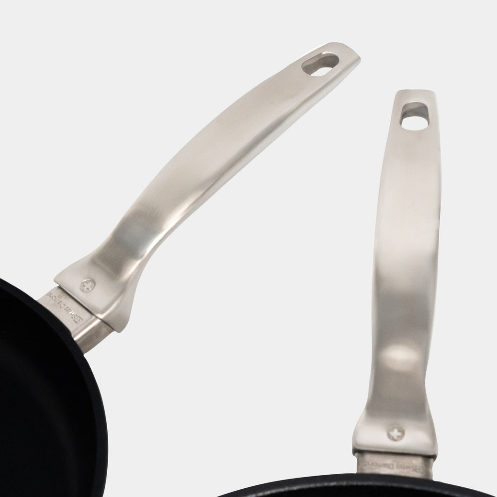CXD DOU Ceramic Nonstick 2-Piece Fry Pan Set (9.5" & 11") | Made in Switzerland