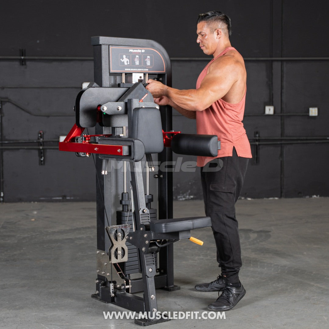 Classic V2 Selectorized Lateral Raise Machine – Commercial Shoulder Isolation | Muscle D
