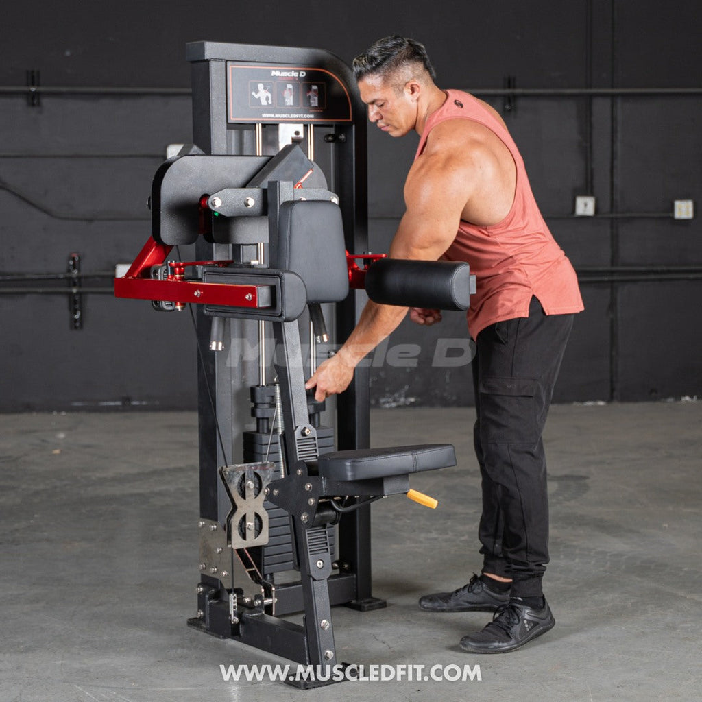Classic V2 Selectorized Lateral Raise Machine – Commercial Shoulder Isolation | Muscle D