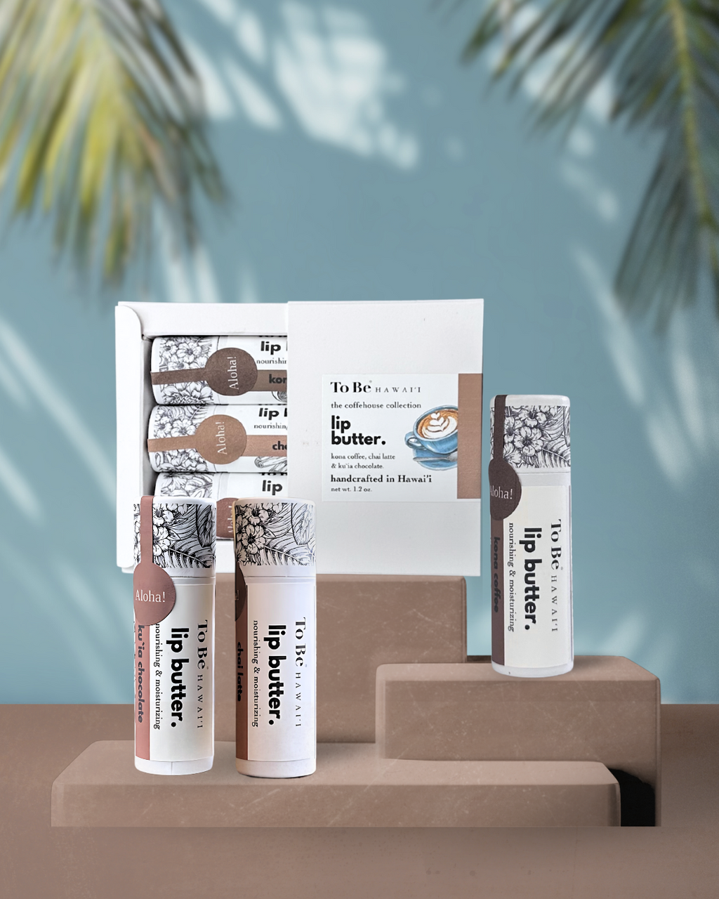 The Coffeehouse Trio Lip Butter Gift Set