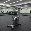 Commercial Upright Bike - Touch Screen - Muscle D Fitness -  Adjustable Seat - Contact Heart Rate