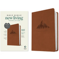 NLT Giant Print Premium Value Bible, Filament Enabled (Leatherlike, British Tan Mountain)