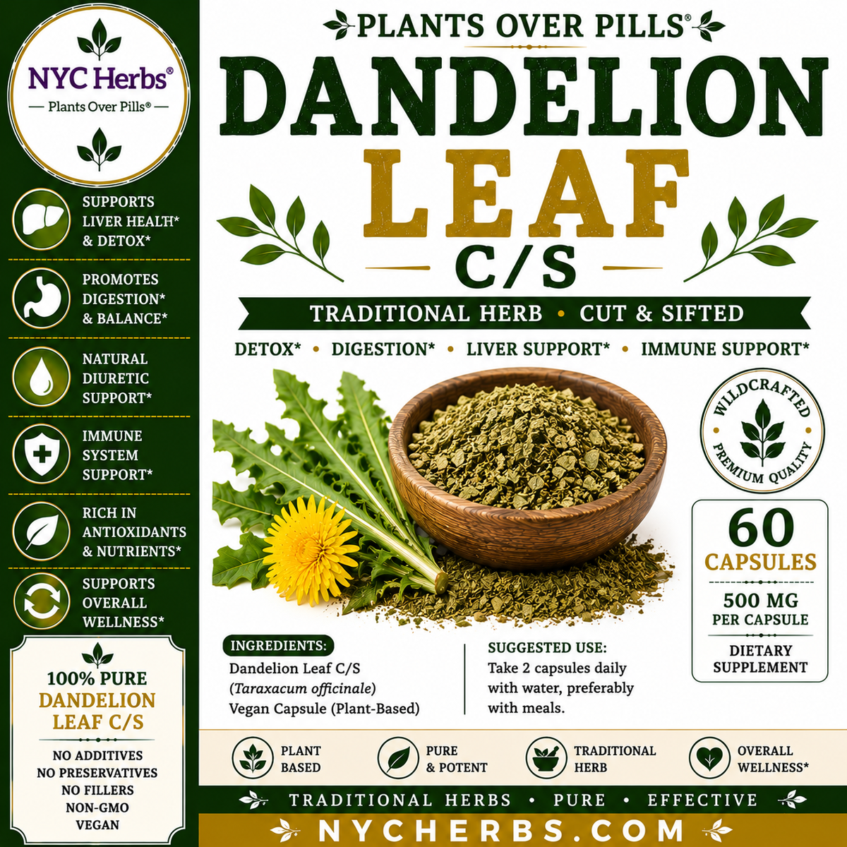 Dandelion Leaf c/s
