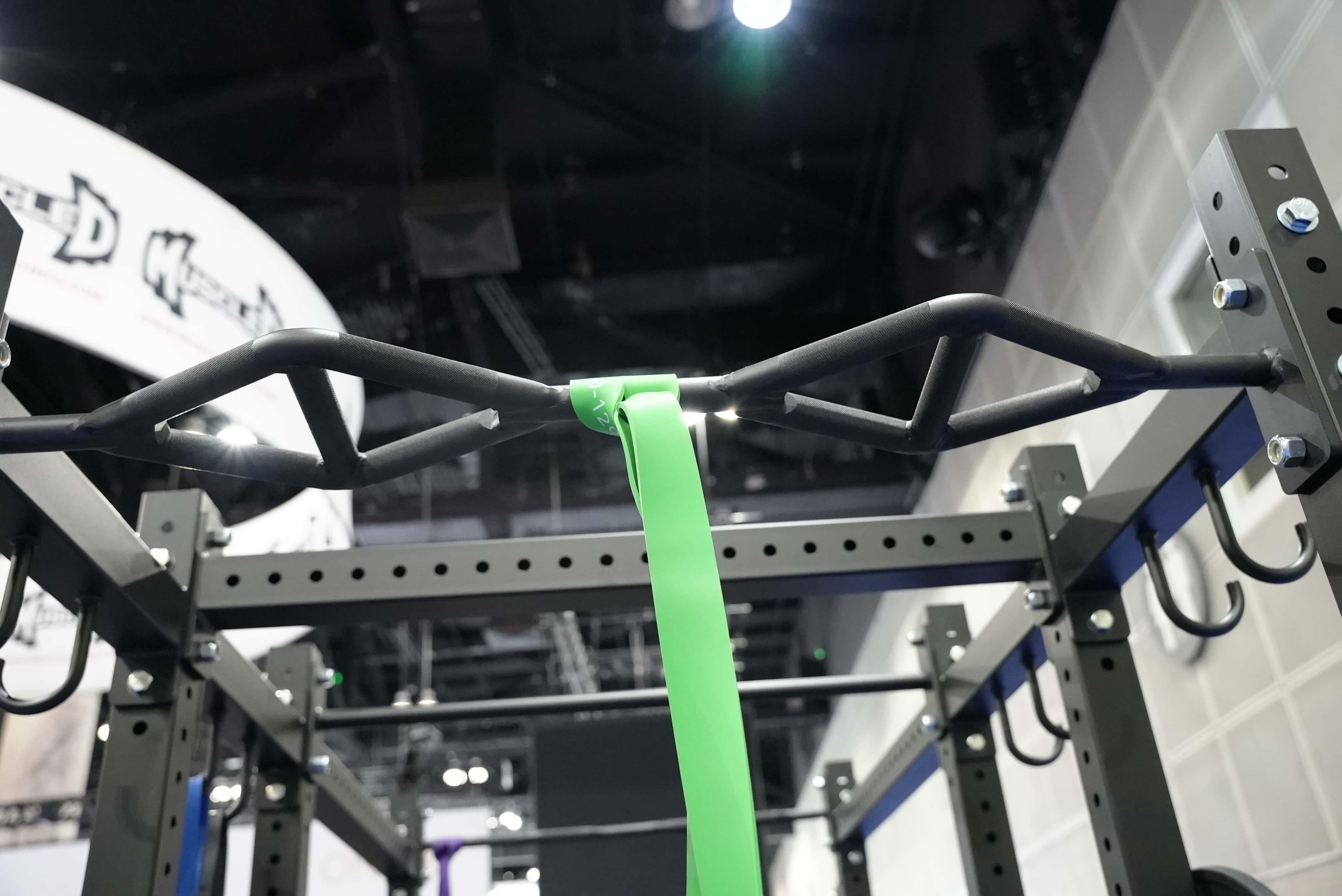TGrip Commercial Double Half Rack - 3x3 Steel - Functional Multi-Grip Pull-Up - Integrated Plate Storage - J-Hooks