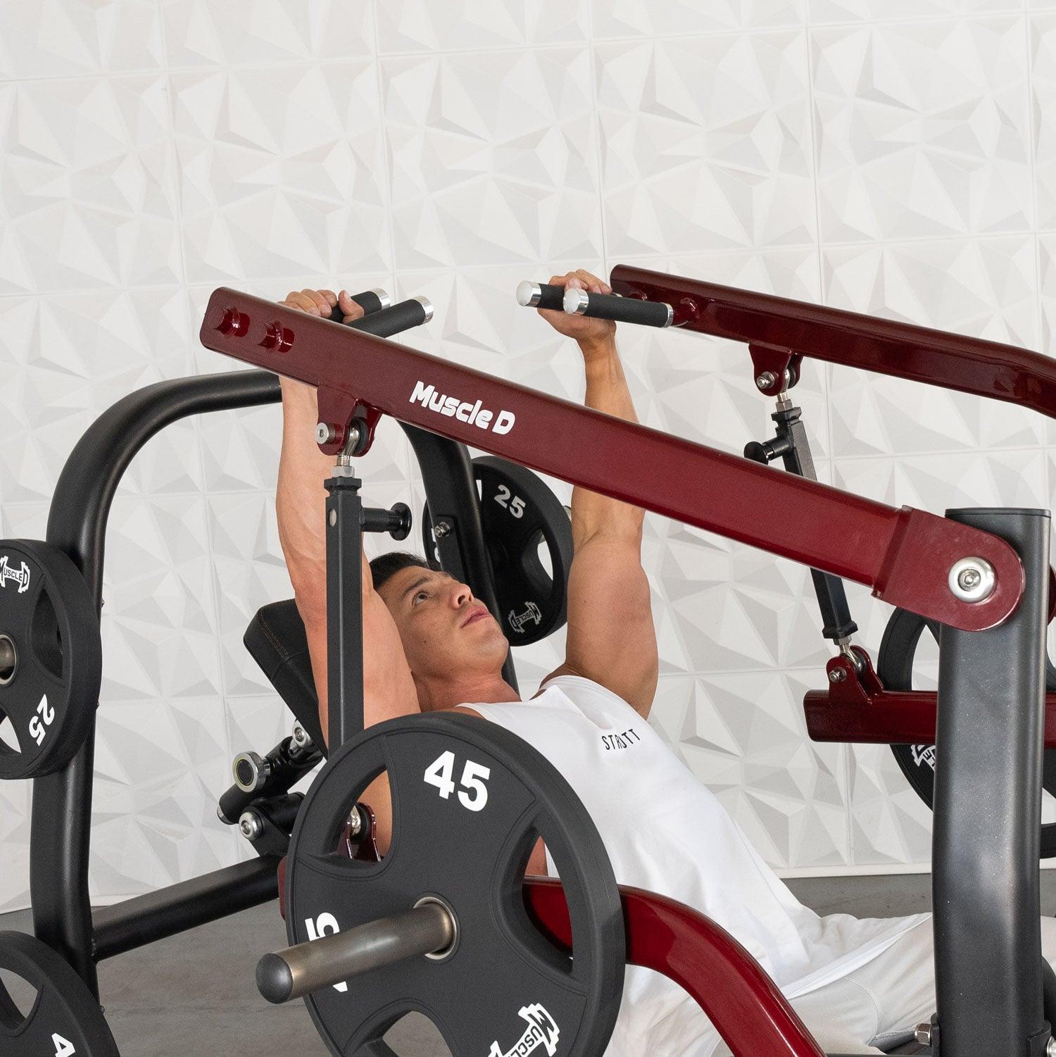 Muscle D Pro Strength Iso-Lateral Incline Press – Plate Loaded