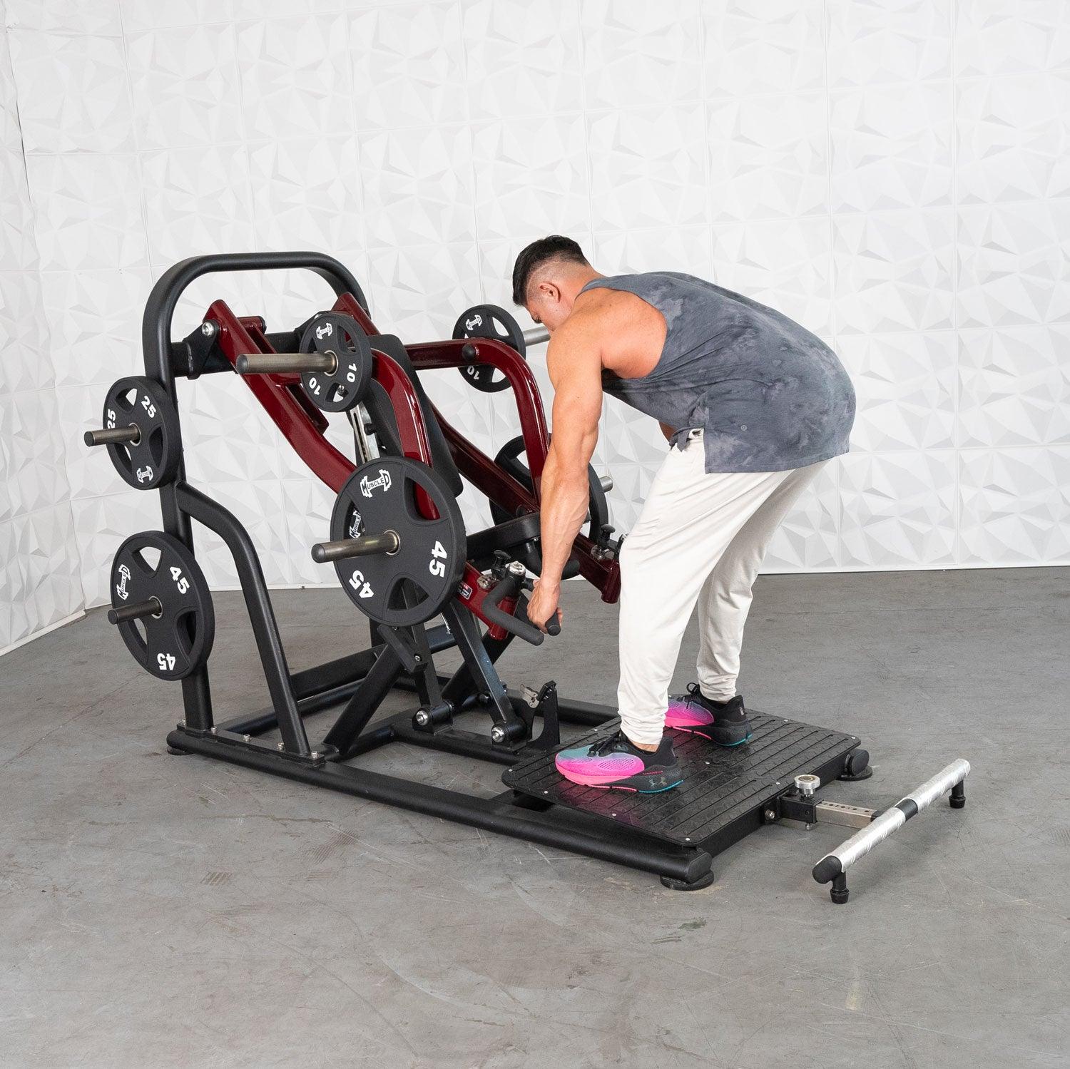 Muscle D Fitness Pro Strength Dynamic Row | Plate-Loaded Back Machine