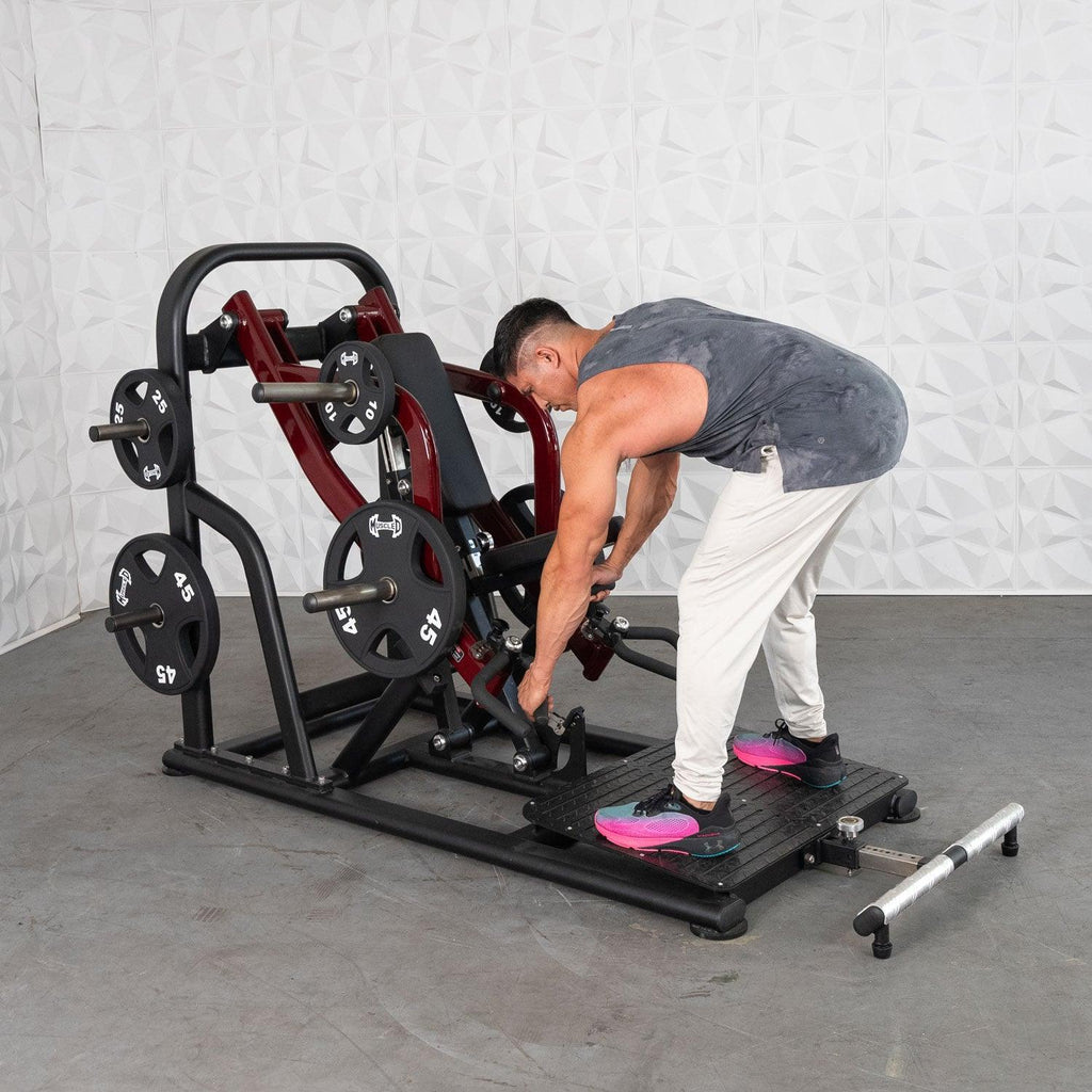 Muscle D Fitness Pro Strength Dynamic Row | Plate-Loaded Back Machine