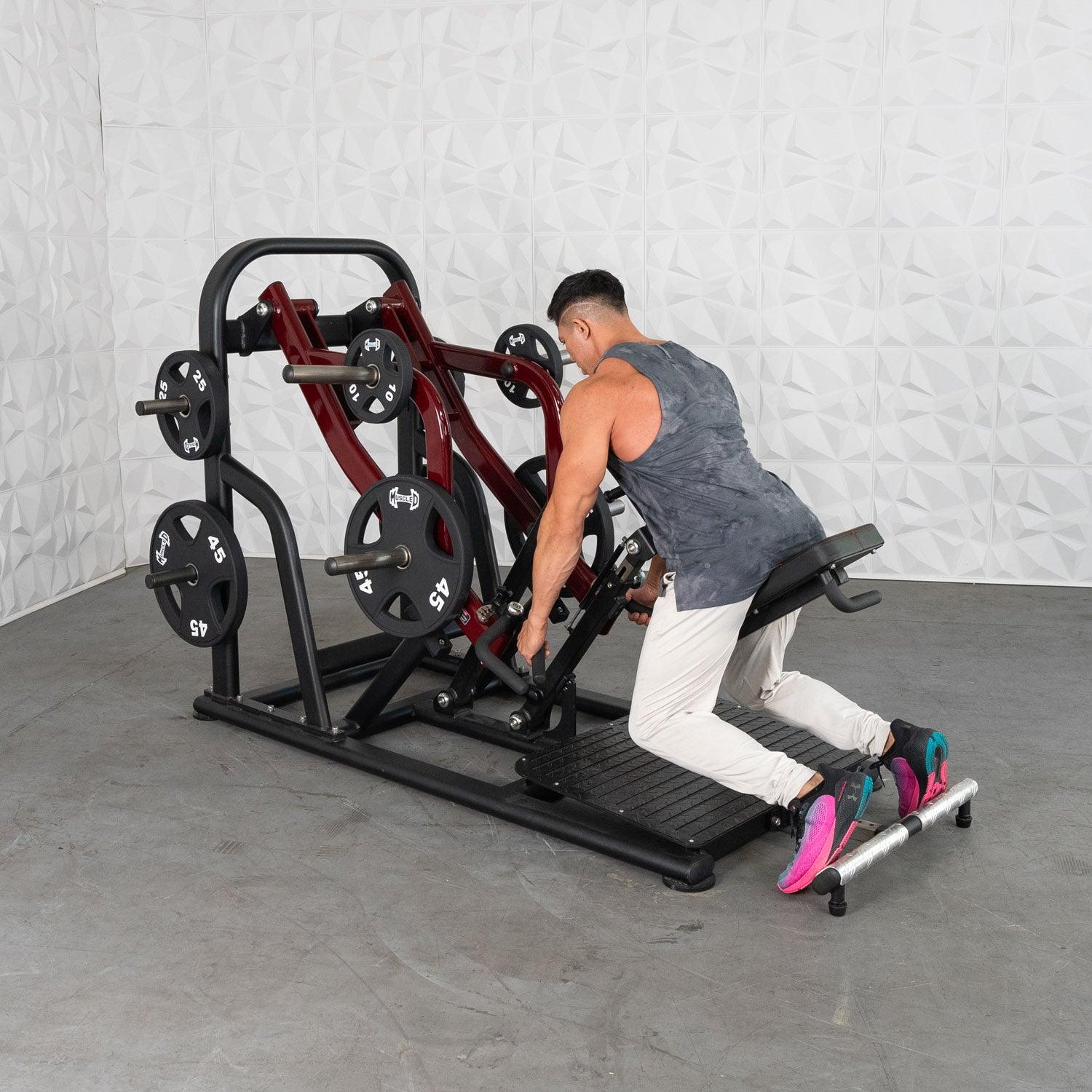 Muscle D Fitness Pro Strength Dynamic Row | Plate-Loaded Back Machine