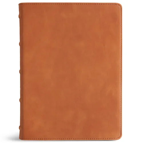 KJV Single-Column Wide-Margin Bible, Holman Handcrafted Collection, Marbled Chestnut Premium Calfskin
