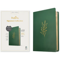 NLT Large Print Thinline Reference Bible, Dayspring Signature Collection, Filament Enabled (Leatherlike, Evergreen, Red Letter)