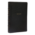 Nkjv, Reference Bible, Personal Size Large Print, Leathersoft, Black, Thumb Indexed, Red Letter Edition, Comfort Print: Holy Bible, New King James Ver