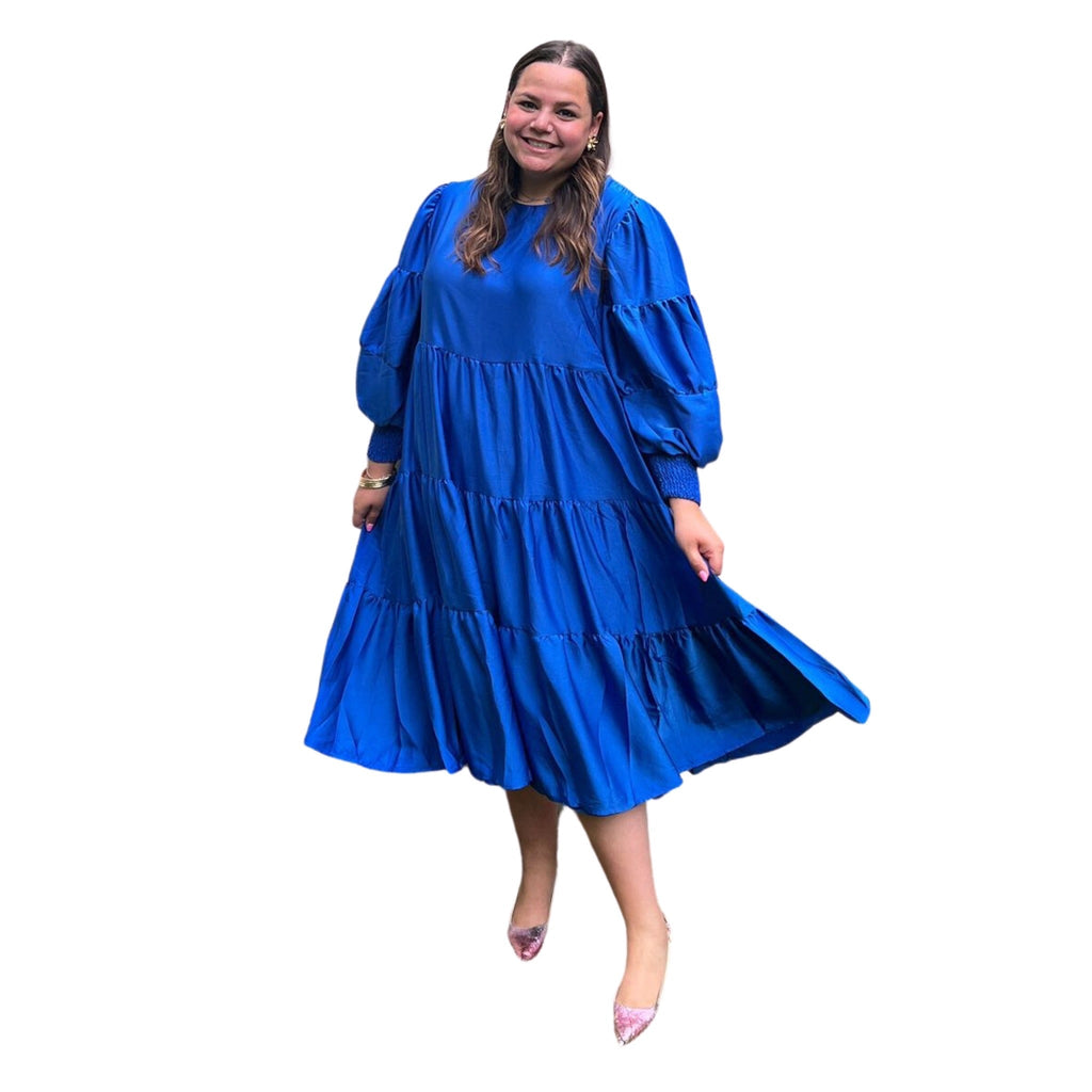 Swuun Sapphire Blue Ethereal Dress