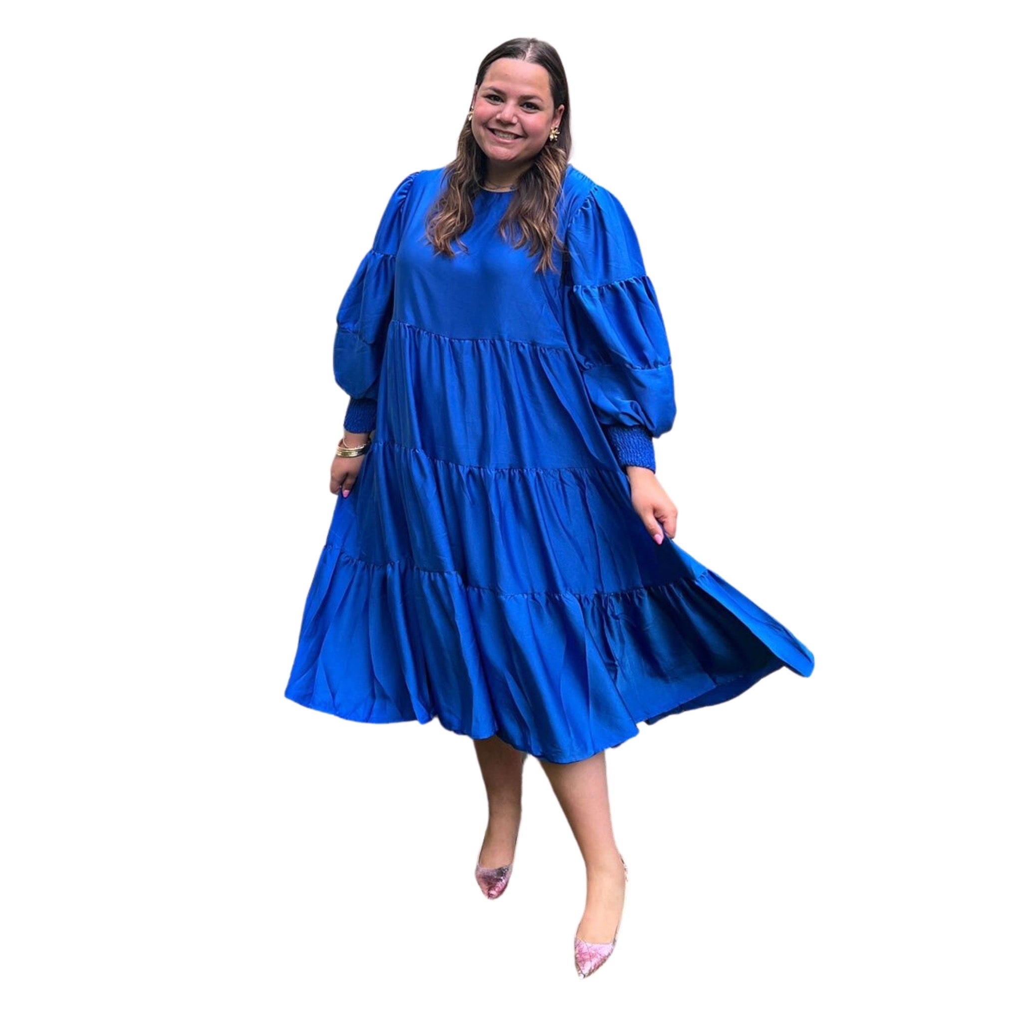 Swuun Sapphire Blue Ethereal Dress