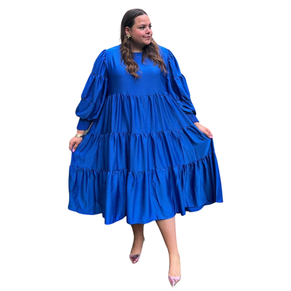 Swuun Sapphire Blue Ethereal Dress