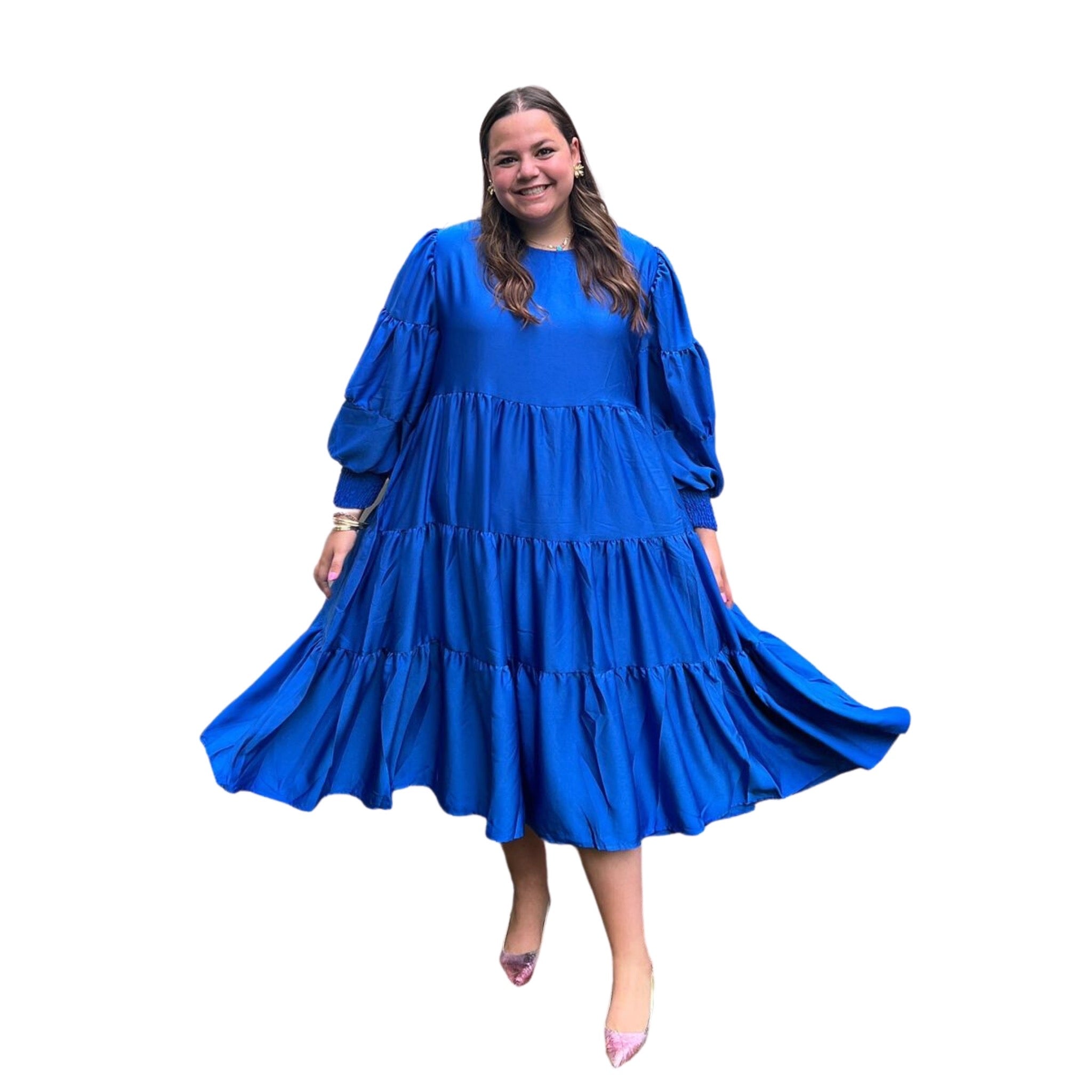 Swuun Sapphire Blue Ethereal Dress