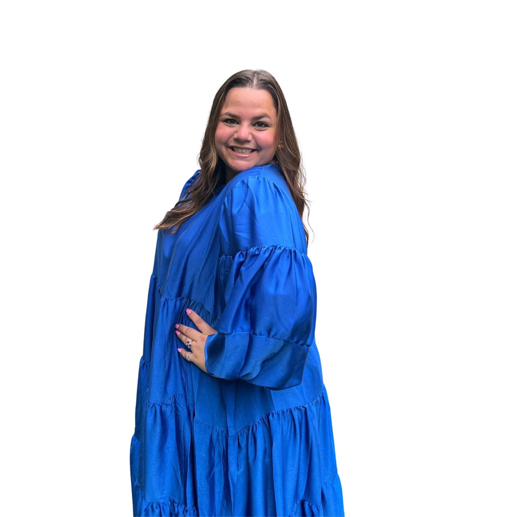 Swuun Sapphire Blue Ethereal Dress