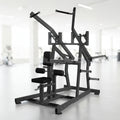 Excel Iso-Lateral Wide Pulldown - Muscle D Fitness - Plate Load Lat Pulldown - Piston Assisted Seat Adjustment - Plate Storage Pegs