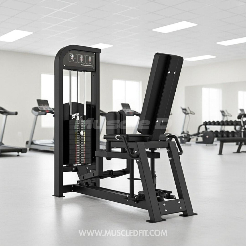 Excel Inner/Outer Thigh - Muscle D Fitness - Selectorized inner/Outer Thigh - Pre Stretch Lever