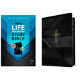 NLT Boys Life Application Study Bible, Tutone (Leatherlike, Neon/Black, Indexed)