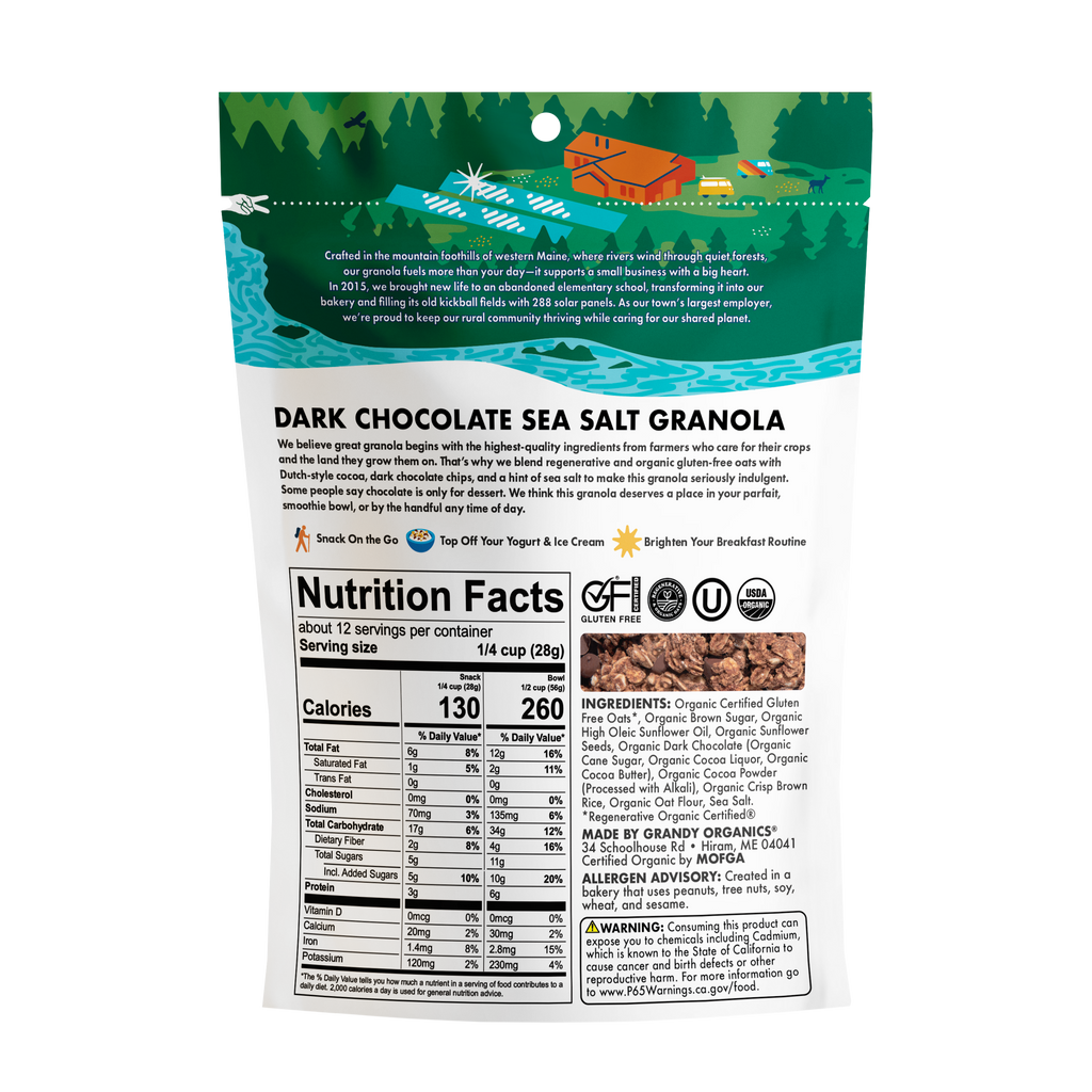 Dark Chocolate Sea Salt Granola