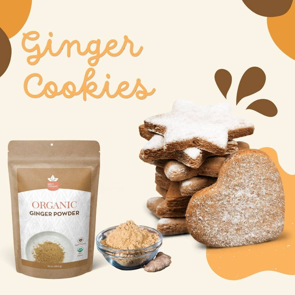 Organic Ginger Powder — USDA Certified, Non-GMO | Chai, Stir-Fries & Gingerbread
