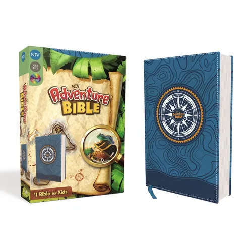 Niv, Adventure Bible, Leathersoft, Blue, Full Color