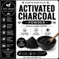Activated Charcoal Powder | Detox, Gas Relief & Internal Cleansing