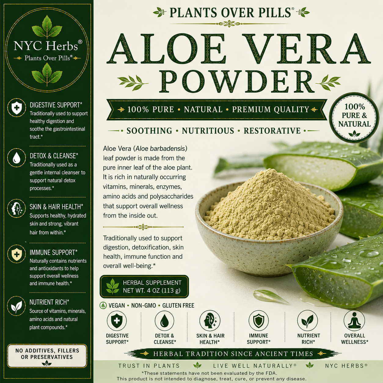 Aloe Vera | Inner Cleanse & Skin Nourishment